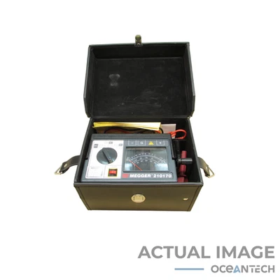 Megger 210170 Analog Hand Crank Insulation Resistance Tester - Image 1 of 2
