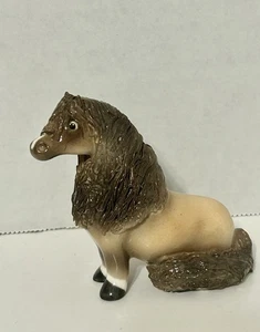 Cheval Ceramics Shetland Pony Spaghetti effect Mane and Tail Figurine - Picture 1 of 9