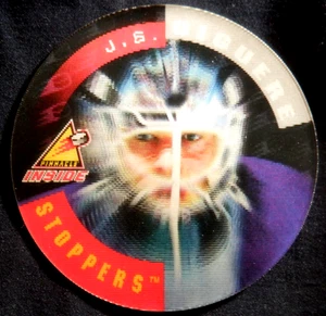 J.S. Tarjeta de disco Giguere Pinnacle Inside Stoppers 13, 1997 98 Whalers/Hurricanes - Imagen 1 de 4