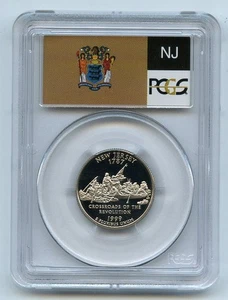 1999 S 25C Clad New Jersey Quarter PCGS PR70DCAM - Picture 1 of 2
