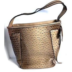 Le Miel 3 in 1 Ostrich Bag Set NWT Tote Handbag dust bag - Picture 1 of 18