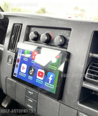 For Chevrolet Express Van 2008-2019 Car Stereo Radio Android 15 Apple CarPlay FM - Image 1 of 4