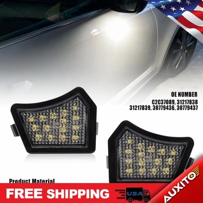 Luz lateral charco espejo LED diamante S40 para XC90 Volvo C30 V50 S60 C70 C2C37089 Foto 1 de 4