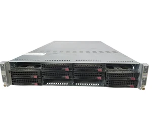 Supermicro X10DRT-H / CSE-827 - 8x Xeon E5-2680 V3 128GB DDR4 NO HDD 1xPSU % - Picture 1 of 5