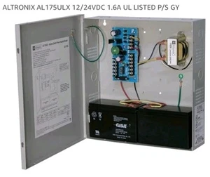 Cargador de fuente de alimentación de control de acceso Altronix AL175ULX con interfaz de alarma *NUEVO* - Imagen 1 de 4