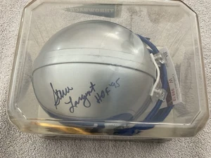 Seattle Seahawks Autographed Mini Helmet by Steve Largent JSA Certified - Picture 1 of 7
