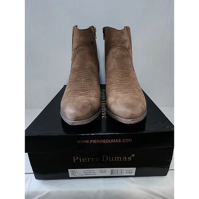 Botines vaqueros occidentales Pierre Dumas para mujer-taupe Foto 1 de 4