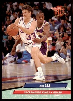 1992-93 Ultra Fleer Jim Les Basketball Cards #350 - Image 1 of 2