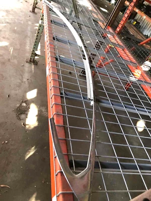 Tesla S 2014 cuarto techo puerta techo moldura superior cromo lado izquierdo del conductor OEM Foto 1 de 4