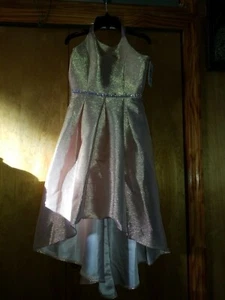 Speechless kids girls ball gown size 14 pink metallic - Picture 1 of 12