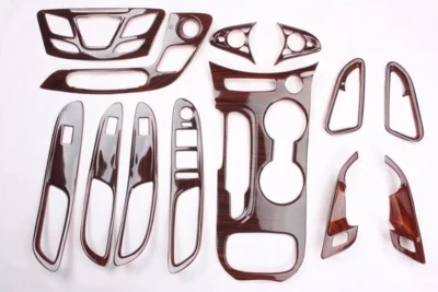 Kit de cubierta interior de grano de madera de melocotón 13 piezas para Buick Envision 2014-2018 Foto 1 de 4