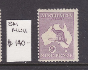 KANGAROO: 9d VIOLET SM WMK MUH . . - Picture 1 of 1