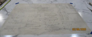 REMINGTON ARMS UMC BRIDGEPORT RAILROAD BRIDGE TIE DETAILS BLUEPRINT 22 X 34 1942 - Picture 1 of 13