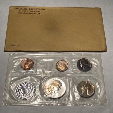 1963 United States Proof Set Cover