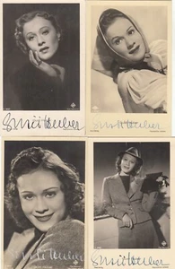 Gusti Huber Lot 4 Original Autogramme Foto-AK Spielfilm Film Schauspiel 2302052 - Picture 1 of 2