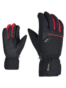ZIENER Ski Handschuhe Glyn GTX GORETEX schwarz rot 12888 neu - Picture 1 of 1