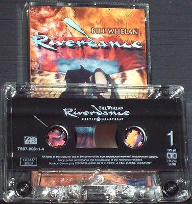 BILL WHELAN RIVERDANCE MUSIC FROM THE SHOW CASSETTE CELTIC HEARTBEAT  ATLANTIC - Image 1 of 4
