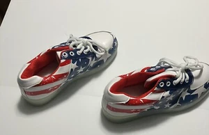 American Flag Light Up Shoes Size 6.5 - Picture 1 of 9