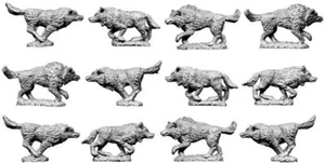 Copplestone Castings 10mm Giant Wolves (12 wolves) New - Picture 1 of 1