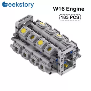 MOC-51408 W16 Motor Modell Baustein Bausatz kompatibel mit Le*go (183 Stck.) - Bild 1 von 4
