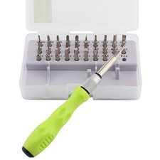 32Pcs Magnetic Screwdriver Bits Kit Hex Torx Slotted Triangle Precision Tool