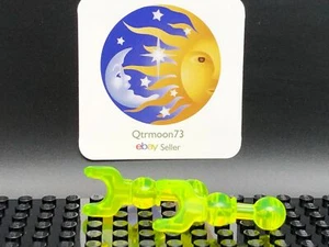 LEGO Brand Hero Factory Arm/Leg ball joint on axle 90609 Trans Neon Green x2 - Picture 1 of 3