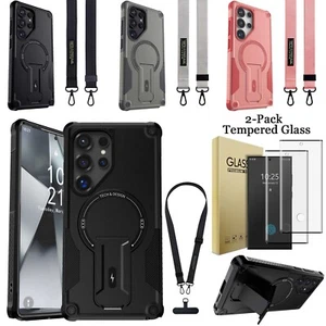 Funda Ultra Para Samsung S24/S24+/S24 + Correa Teléfono Cordón Vidrio Templado - Imagen 1 de 57