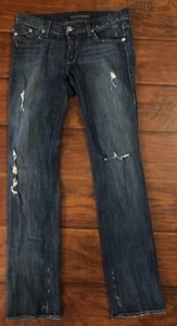 Pantalones de mezclilla para mujer Rock & Republic Brie pierna recta desgastados talla 26 - Imagen 1 de 6