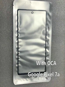 Lente de cristal exterior de pantalla frontal + repuesto OCA para Google Pixel 7a  - Imagen 1 de 2
