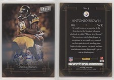 2016 Panini Black Friday Football Panini Collection Auto Antonio Brown #5 Auto