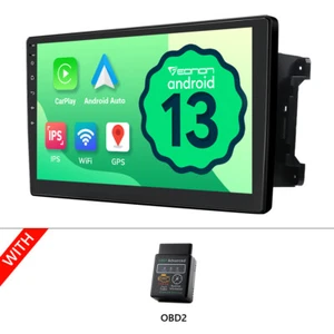 OBD+Android 13 Car Radio Stereo GPS Navi Jeep Grand Cherokee Dodge RAM Chrysler - Picture 1 of 18