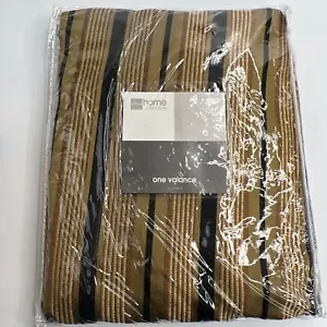 JC Penny Home Valance Regent a righe nere 30 x 15 - Foto 1 di 5