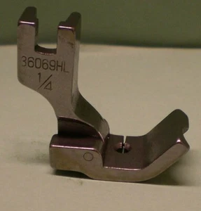 Left Piping Foot For Industrial Single Needle Sewing Machine 1/4" 36069HL - Picture 1 of 3