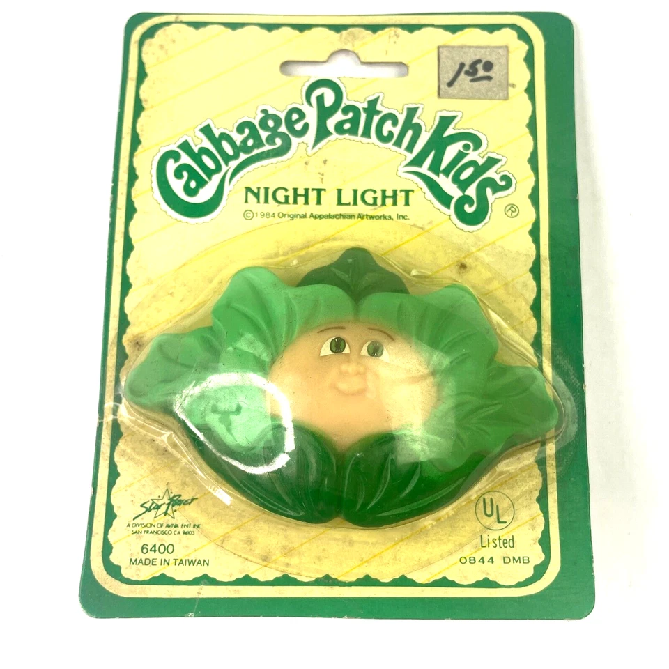 Vintage Cabbage Patch Kids Night Light 1983 in Pkg Collectible Nite Lite
