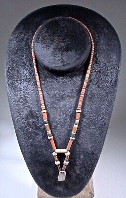 Pre-columbian Ceramic & Shell Bead Necklace Tairona Coa • 250£