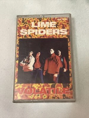 Lime Spiders ‎– Volatile US orig' Caroline cassette 1988 garage TESTED - Image 1 of 4