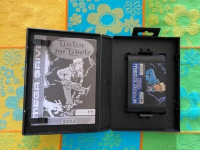 Tintin In Tibet Sega Mega Drive and Genesis RARE CIB European Version AUTHENTIC - Image 1 of 2