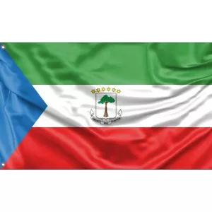Flag of Equatorial Guinea, Unique Design, 3x5 Ft / 90x150 cm, Made in EU - Picture 1 of 5