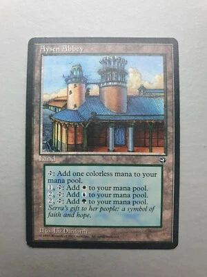 Aysen Abbey, MTG Homelands (1995) Uncommon Land NM - Image 1 of 2
