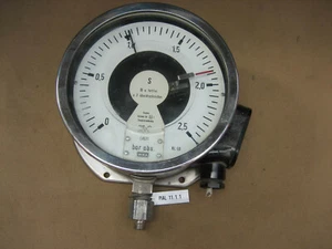 Wika Manometer Kontaktmanometer Ø 170 mm Edelstahl Kontex Grenzwertschalter - Picture 1 of 5