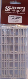 Slaters 7A16 Lineside Fencing 8 x 138 x 29mm White Plastic Kit 0 Gauge RM48Post - Picture 1 of 19