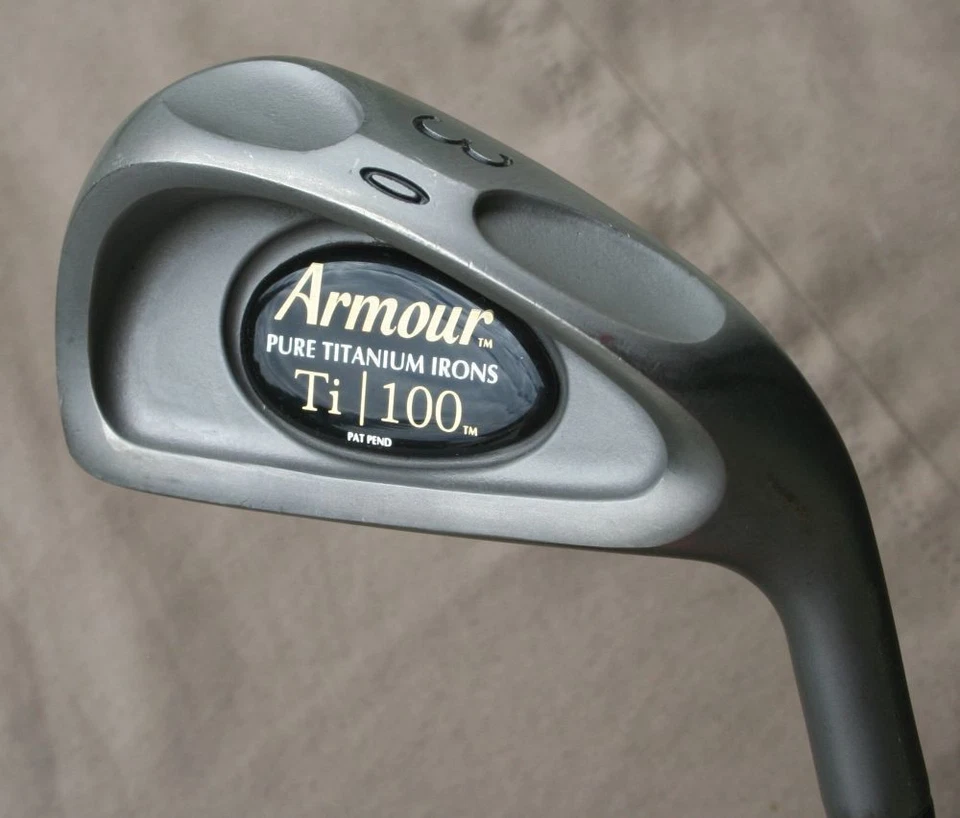Tommy Armour Ti 100 Pure Titanium 3 Iron Original Regular Flex Steel Shaft - Image 1 of 1