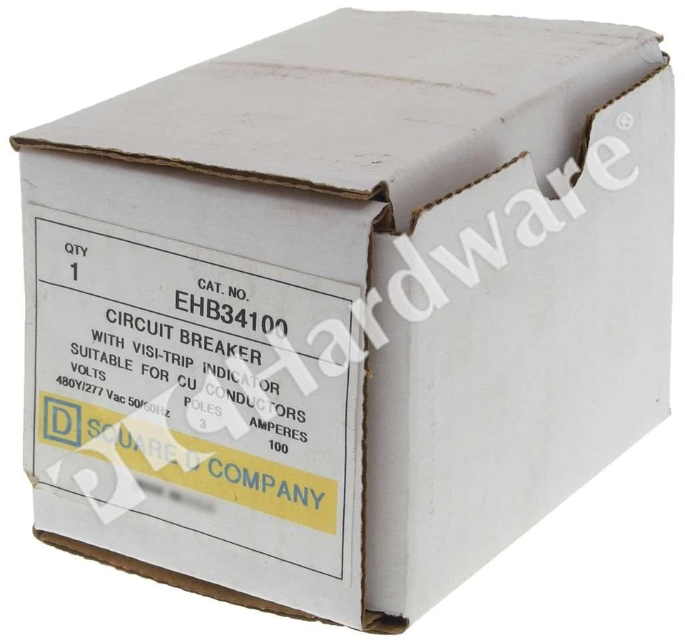 Surplus 开放式施耐德电动 EHB34100 方形 D EHB 100A 3-P 断路器 — 第 1/1 张图片