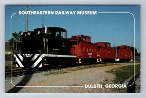 Duluth GA-Georgia, Südosteisenbahnmuseum, Antik, Vintage Postkarte - Bild 1 von 2