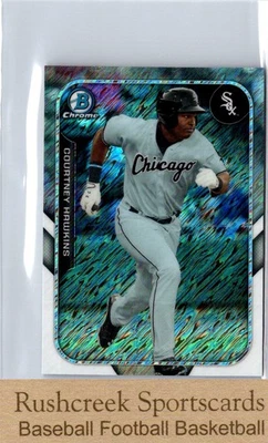 Bowman #FFM-CH 2015 Courtney Hawkins Shimmer Refractor The Farm's Finest Minis Foto 1 de 2