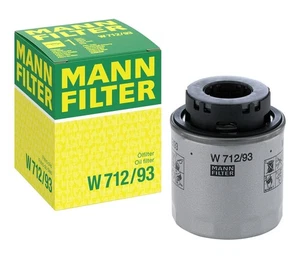 Mann Filter W712/93 Oil Filter for Audi Seat Skoda VW Oem: 03C115561B,03C115561J - Picture 1 of 3