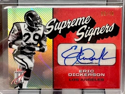 ERIC DICKERSON 2024 Topps Signature Class Red Supreme Signers Auto /10🔥🔥🔥🔥🔥 - Image 1 of 2