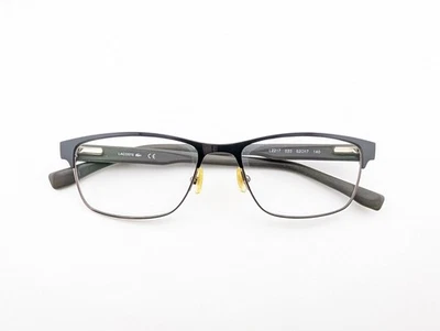 Lacoste Eyeglasses, Frames Only, L2217 033, 52-17-140, Metal/Plastic, Black/Gray - Image 1 of 4