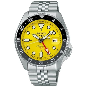 Seiko 5 Sport GMT SSK017 Automatik Herrenuhr Stahlarmband Jubilee 200m - Bild 1 von 4