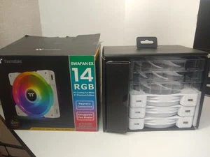 Thermaltake SWAFAN EX 14 RGB CL-F162-PL14SW-A PC Wentylator chłodzący 140mm CZYTAJ UŻYWANY - Zdjęcie 1 z 13